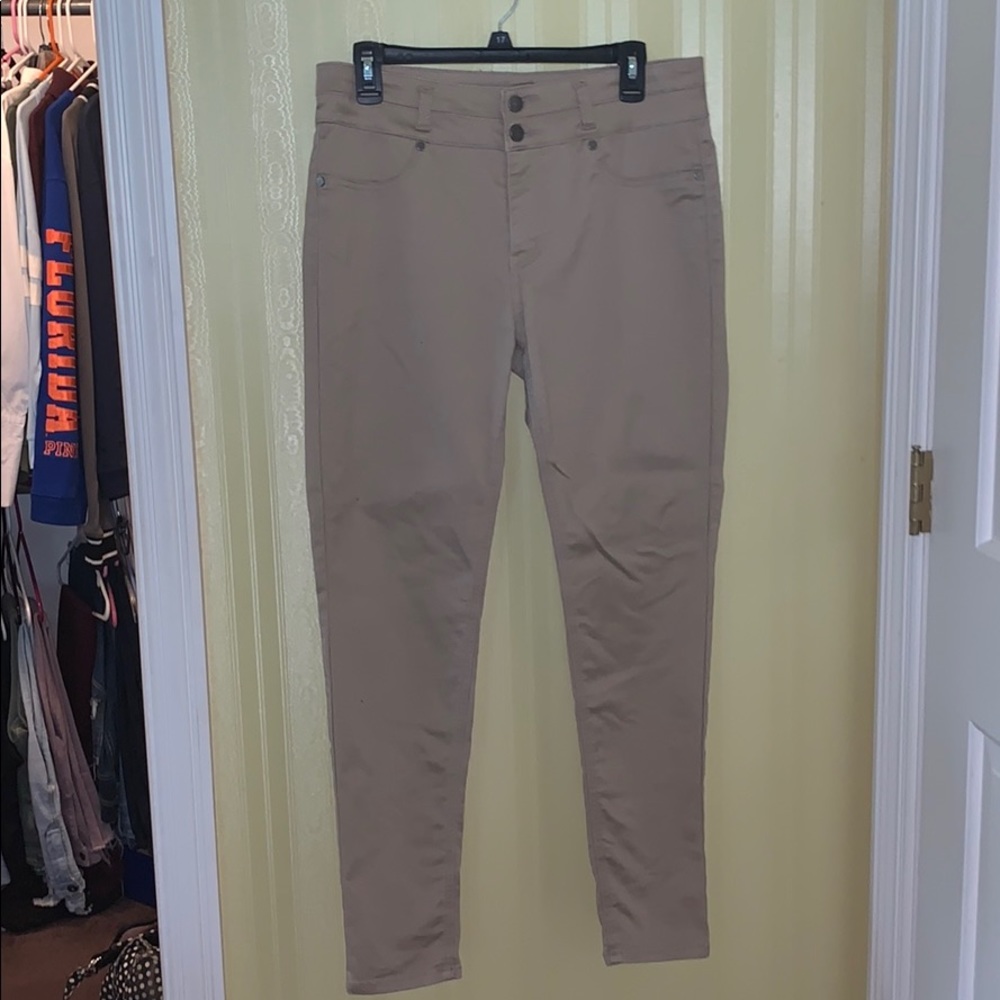 Khaki Skinny Jeans